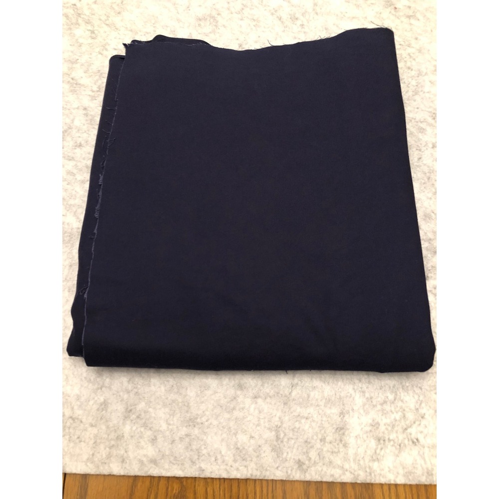 2 -Navy Blue Fabric Material Remnants 53x70"each NEW Gorpcore Coquette DIY Indie